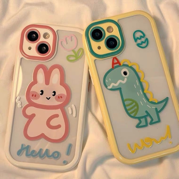 Case Motif Kelinci Buaya Untuk iPhone 12 13 11 Pro Max X Xs Max Xr fuytb4