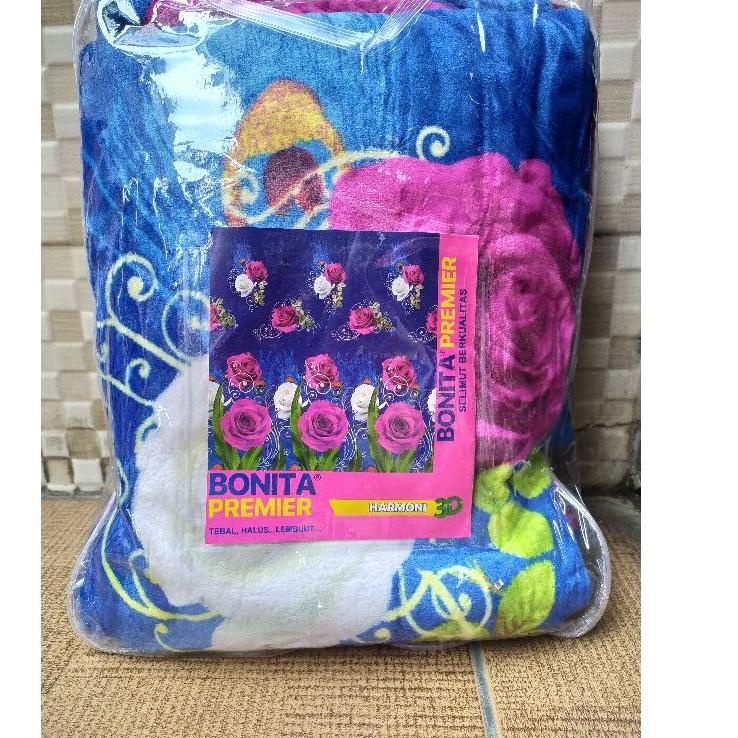 Recomended Selimut Bonita Premier 160x200cm Dewasa Karakter Bulu Tebal