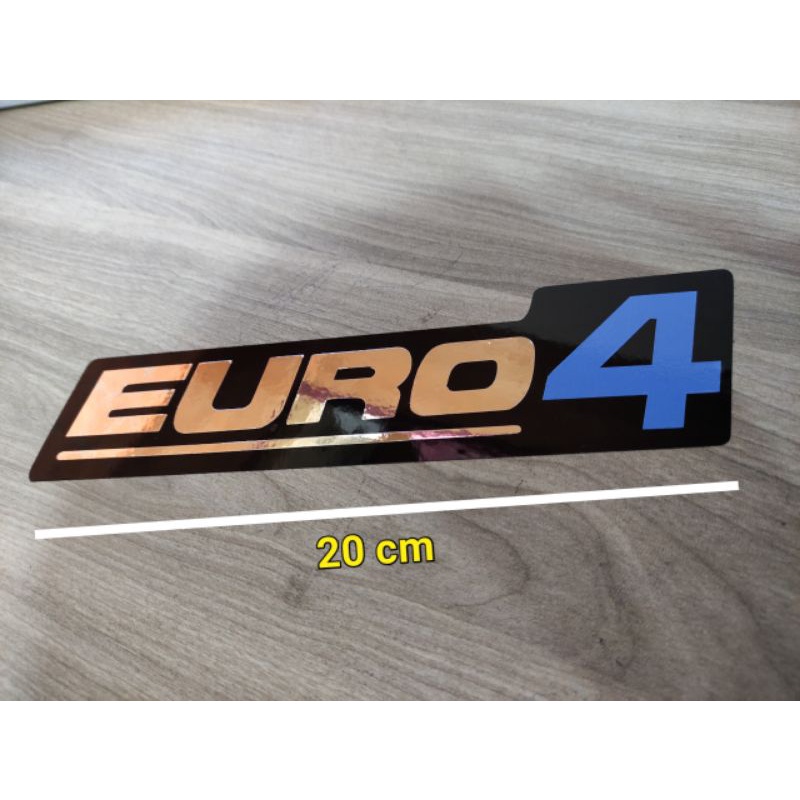 stiker euro 4 hino emblem lohan euro 4 stiker tronton euro4