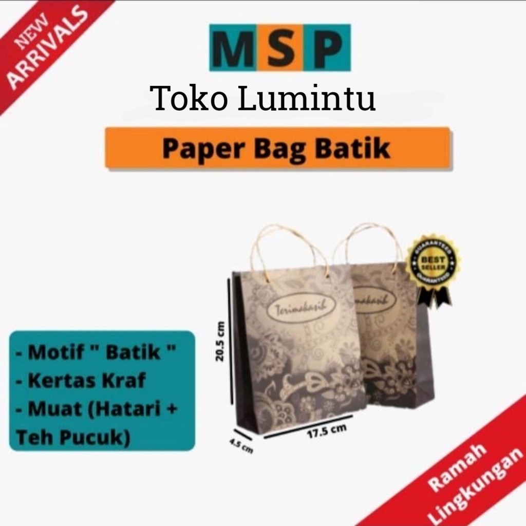 

Promo Termurah!! Paperbag Batik Jawa/Paperbag Motif Untuk Souvernir Hajatan Tas Souvernir/Kado Paperbag Murah