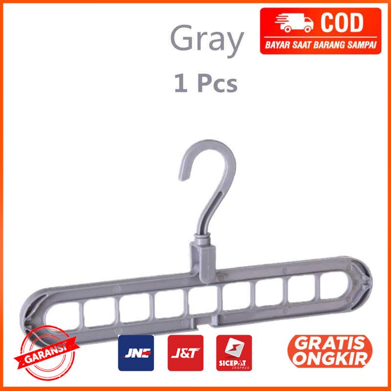 Magic Clothes Hanger Gantungan Baju Serbaguna 9 Lubang D4683