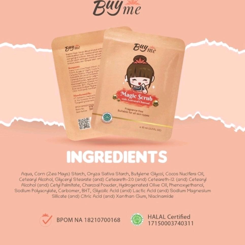Paling Laku--(READY STOCK) BUYME MAGIC SCRUB SCRUB VIRAL BUYME MAGIC SCRUB BUYME MAGIC SCRUB VIRAL S