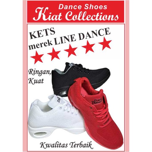 SEPATU KETS  MEREK LINE DANCE TERBAIK DANSA WANITA TARI MENARI JOGGING SNEAKER INDOOR OUT DOOR SOL KUAT dan TEBAL ANTI SLIP TIDAK MUDAH TERGELINCIR