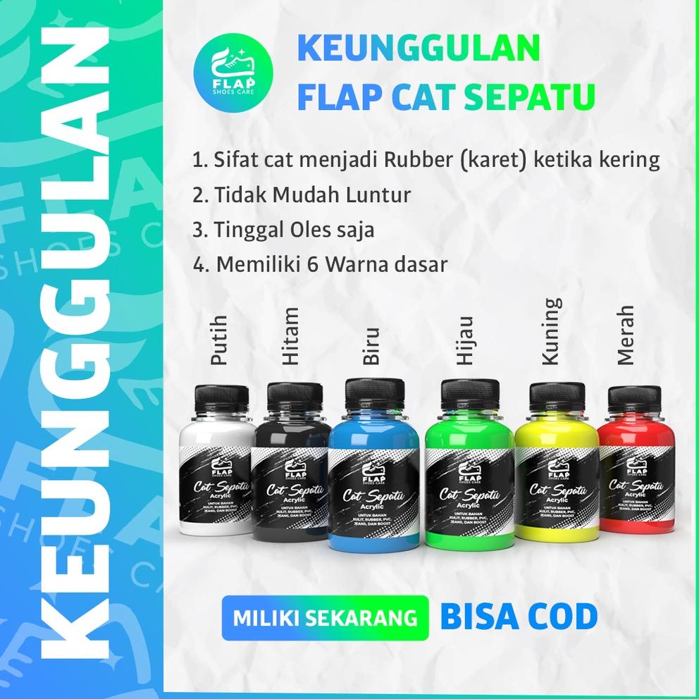 Cat Akrilik Sepatu Akrilik Set 24 Warna Hitam Putih Maries Murah Cat Sepatu Acrylic Kulit Sintetis A