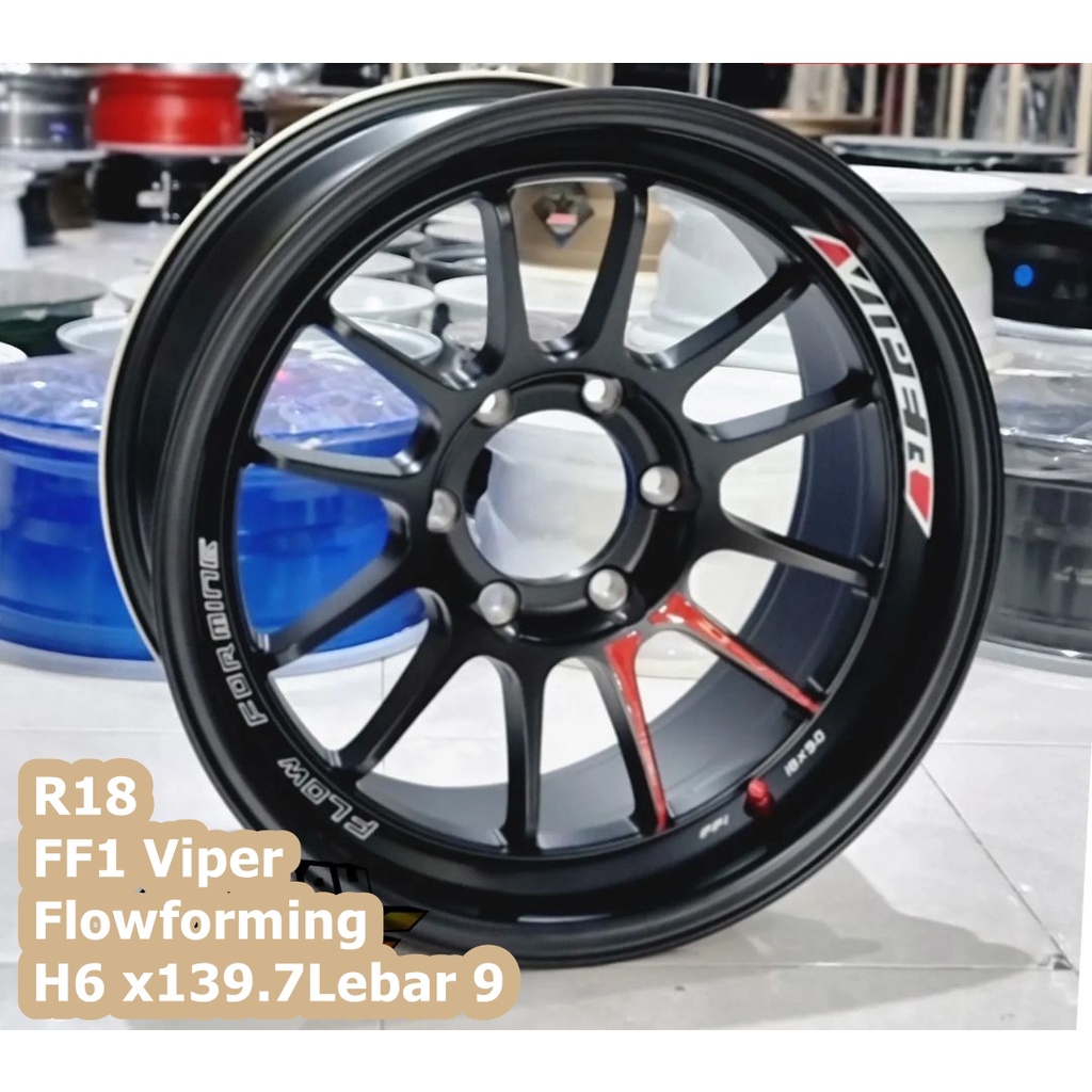 Jual Velg Mobil Fortuner Pajero Model VIPER Bukan LENSO VENOM 5 Baut 6x139 7 VELG RING 18