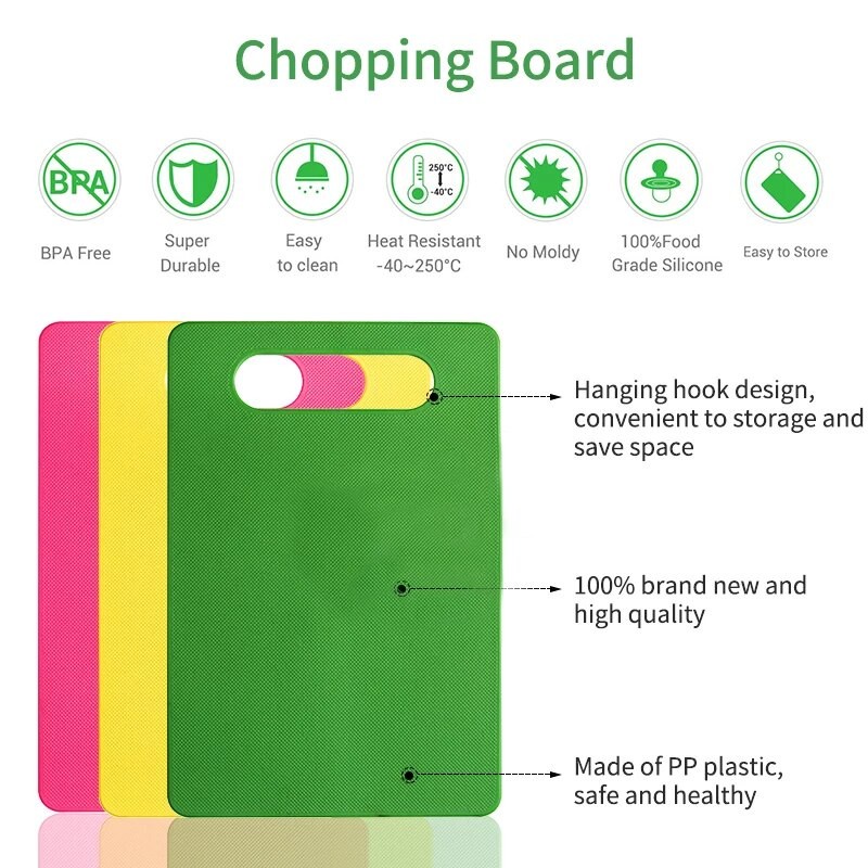 TALENAN PLASTIK 29 X 19 CM TEBAL 1,5 MILI/ TALENAN DAPUR CUTTING BOARD PERALATAN MASAK DAPUR