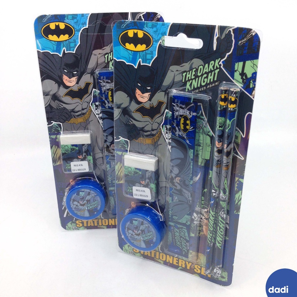 

Dadi - Stationery Set/ Pencil Set Batman 5pcs / Pensil Set Edisi Batman New