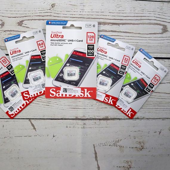 Memory Card SanDisk 16GB 32GB 64GB 128GB 256GB 512GB Micro SD Memori - 16 gb
