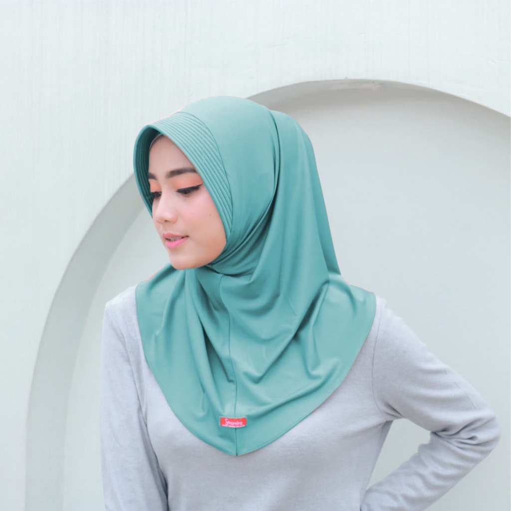 [Sh ]sproty hijab hijab sport jilbab sport olahraga instan pet terlaris bergo hamidah hijab instan size M-Wardah
