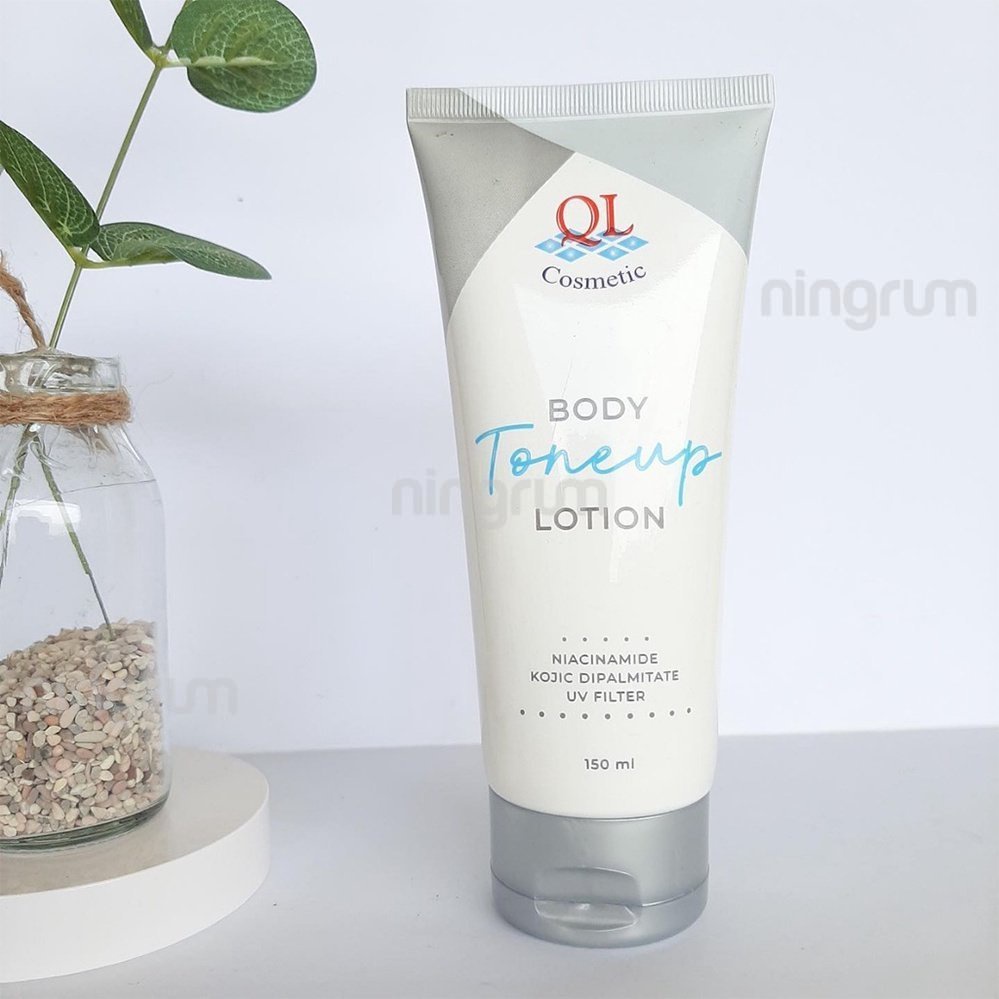 Ningrum QL Cosmetic Body ToneUp Lotion Body Lotion Body Care Mencerahkan Kulit Instan White - 7009