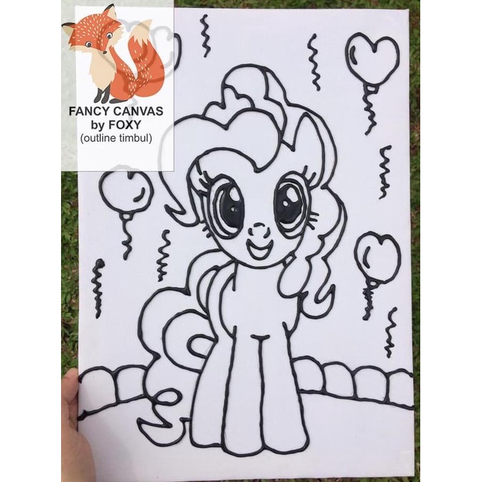 

kanvas lukis anak gambar PINKIE PIE - LITTLE PONY
