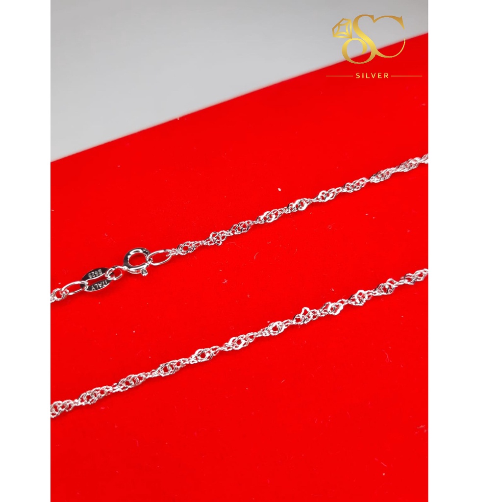 Kalung Wanita  Perak Bosalino Asli Silver 925 Model Bosalino Perak Silver 925 Perhiasan Wanita