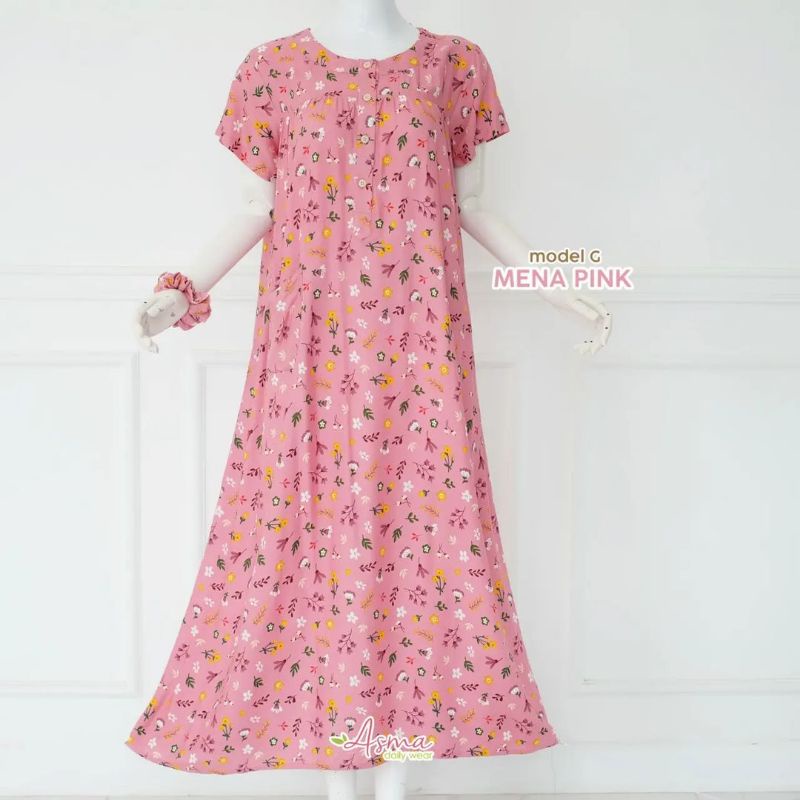 Daster motif Mena Pink By Asma Daily wear