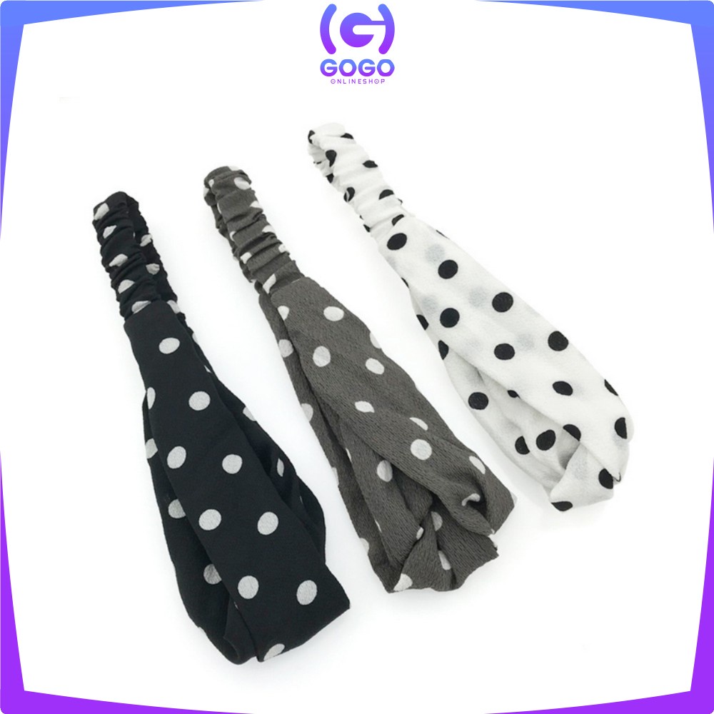 GOGO-C63-66 Bando Korea Style Bandana Rajut Bendo Rambut Karet Elastis Fashion Wanita Headband Murah