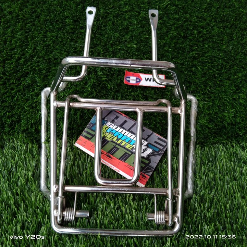 RAK JEPIT DEPAN HONDA WIN  CROM, RAK JEPIT HONDA WIN SUPER PRESISI MREK SHJ KUALITAS SUPER TEBAL