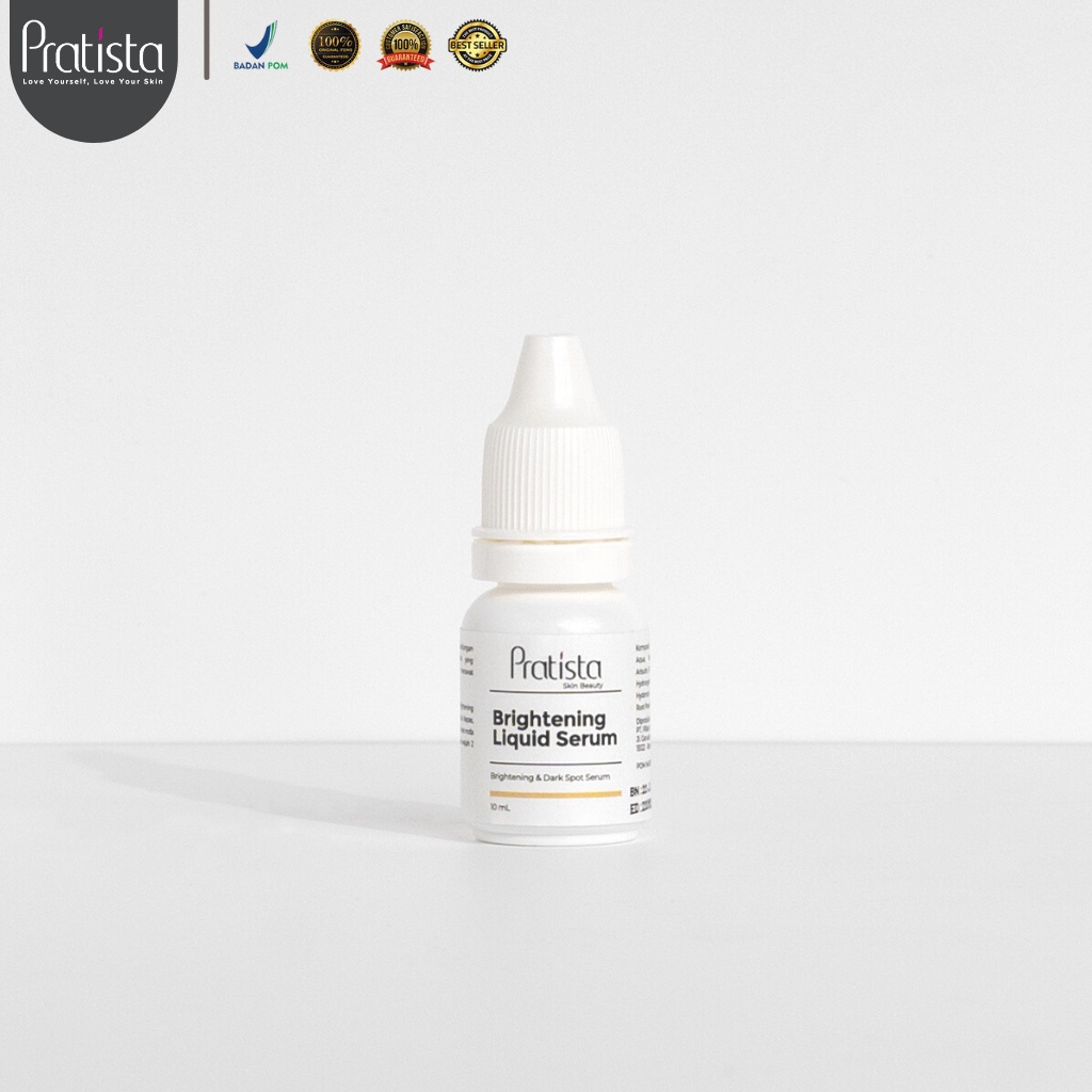 Serum PRATISTA BRIGHTENING LIQUID SERUM Niacinamide 10% Pencerah Wajah Penghilang Flek Hitam Ori BPOM