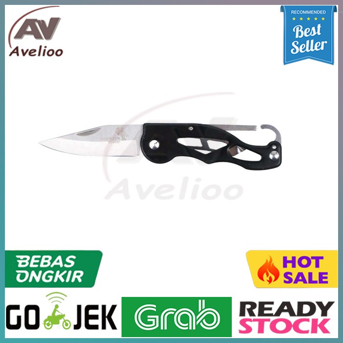 PISAU LIPAT CARABINER PISAU MASAK LIPAT STAINLESS - PISAU KNIFE - PISAU LIPAT OUTDOOR CAMPING HIKING