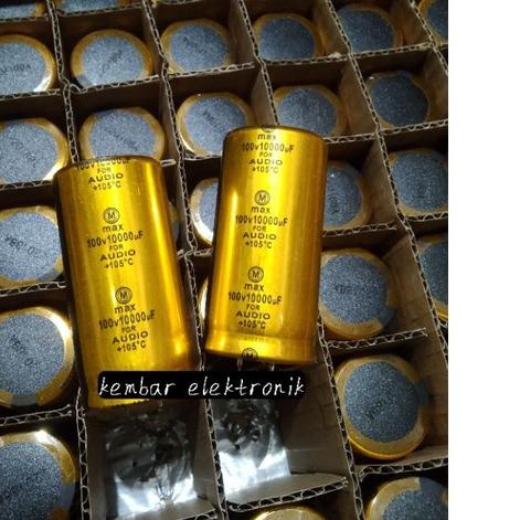 Elco 10000UF 100V Elko 10000 UF 100 V MAX GOLD