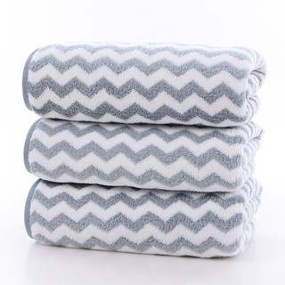 GO! HD369/HD970 Handuk Microfiber Mandi Dewasa Unisex Motif zigzag Besar cod