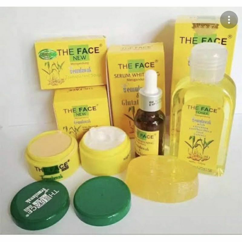 THE FACE TEMULAWAK BPOM ORI/PAKET DAN ECER