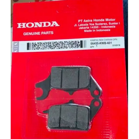 Dispad Depan Honda Blade Revo Abs KWB