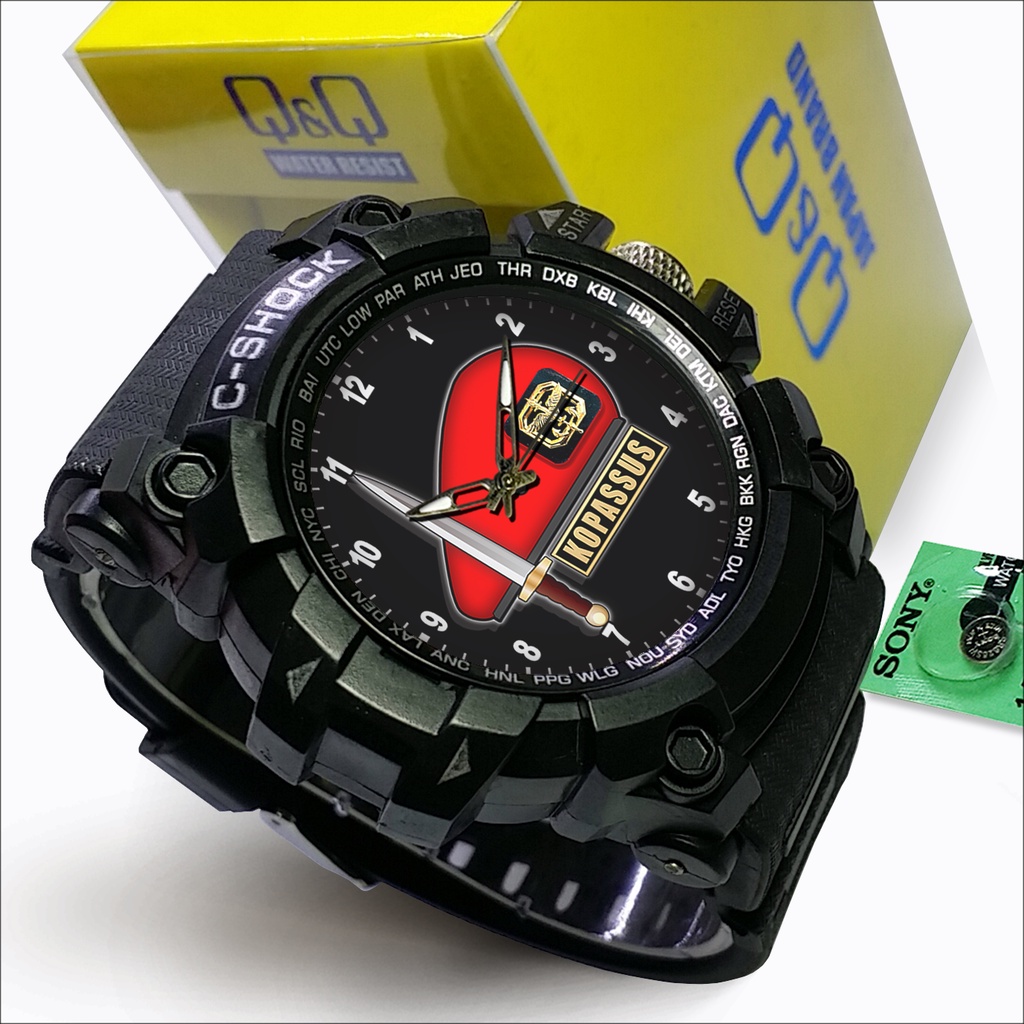 (EXCLUSIVE) Jam Tangan KOPASSUS TNI - AD Baret Merah Outdoor 3