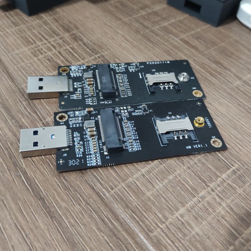 Adapter Wwan Ngff M2 Key B to USB 3.0 Single SIM Modem Rakitan Fibocom L850 GL L860 GL DW5821E