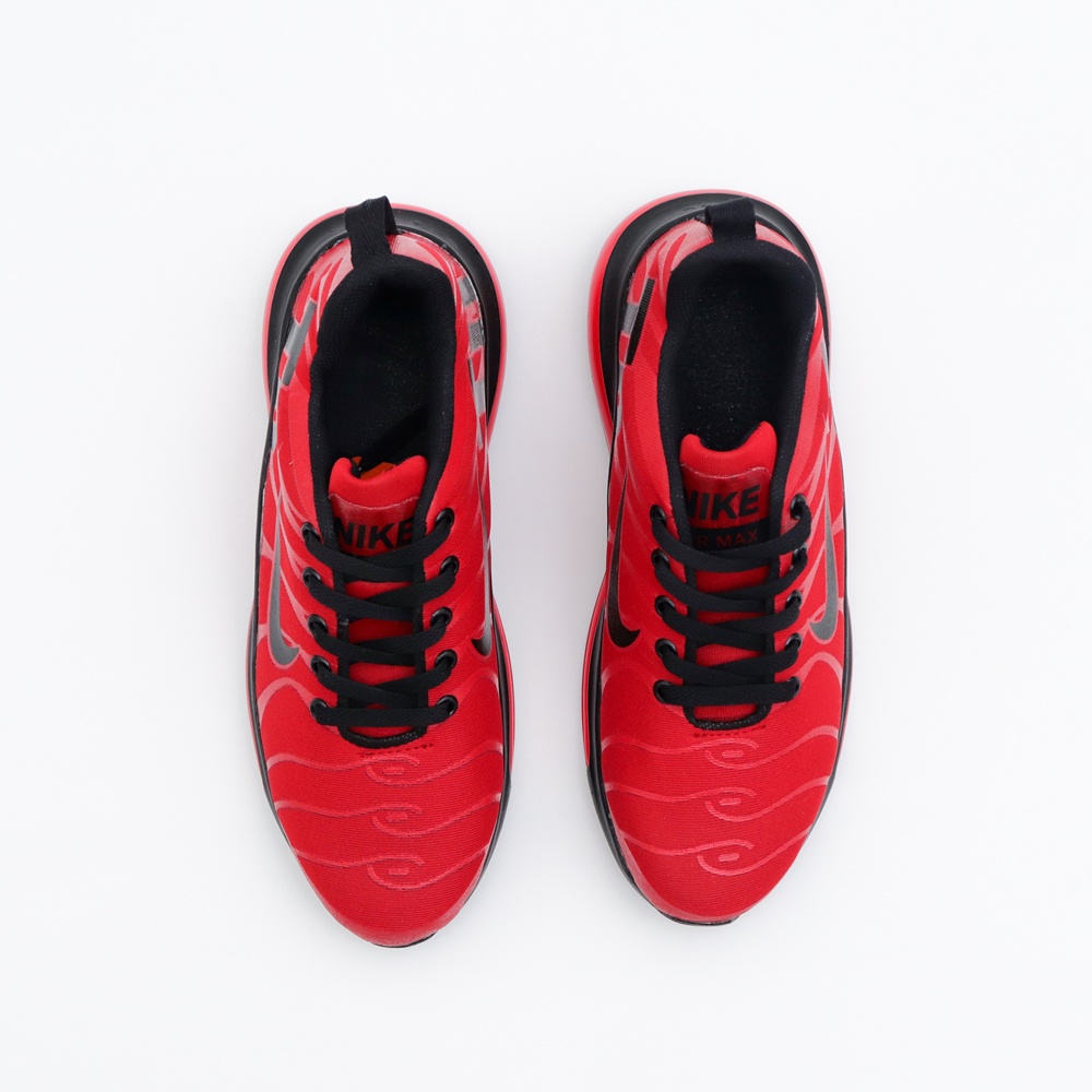 SEPATU OLAHRAGA PRIA SNEAKER NIKE ZOOM TN AIR MAX FLYKNIT LARI SPORT MEN MERAH