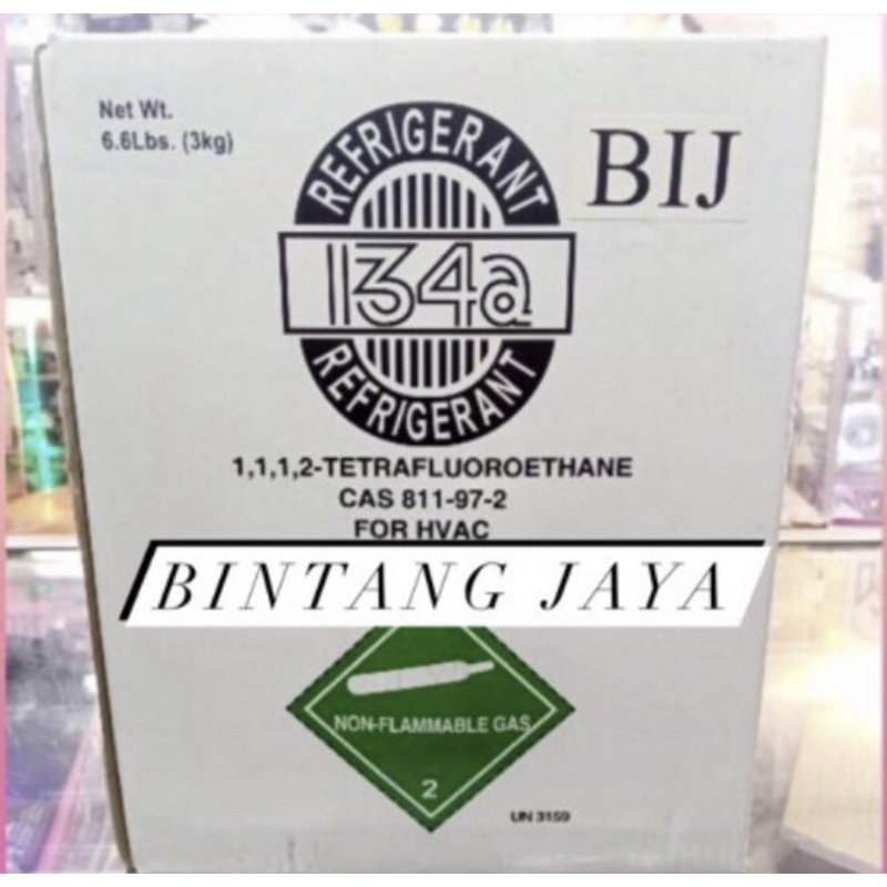 R134A Refrigerant kulkas mobil tabung mini 3kg