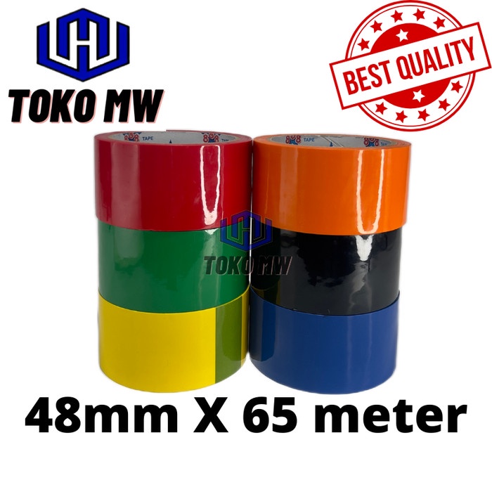 

LAKBAN WARNA 48 MM X 65 METER - Merah