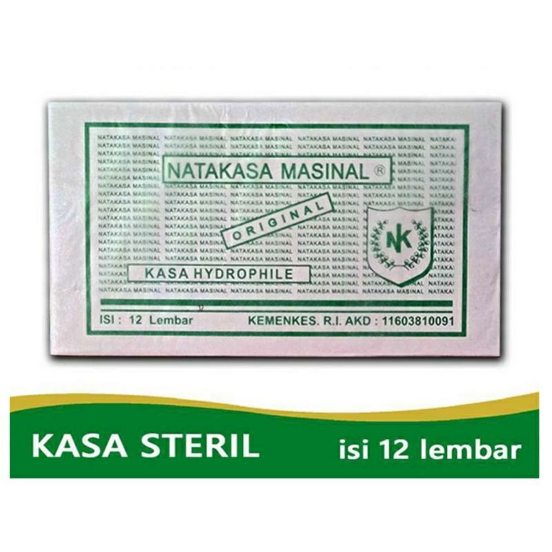 Kasa Steril 16cm x16cm / kasa steril 1box 12pcs jaring jaring / kasa steril penutup luka