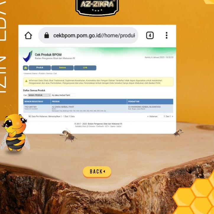 

SALE!!Madu Azzikra Az Zikra Herbal Hitam Pahit 500 gram|SQ7