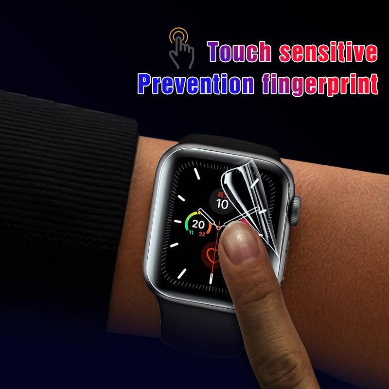 Pelindung Layar Hydrogel Untuk Apple Watch Seri 8 7 6 5 4 3 2 1 SE 2022 Full Screen 49mm 45mm 41mm 40mm 42mm 38mm