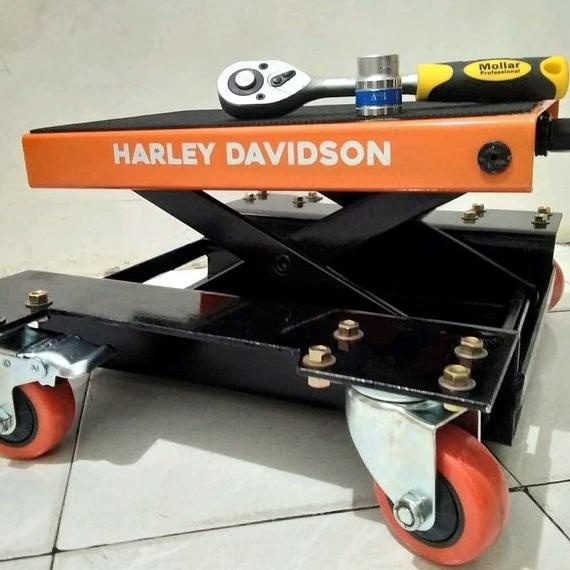Dongkrak Harley Roda With Table Lift Paddok Jack Stand Harley Murah