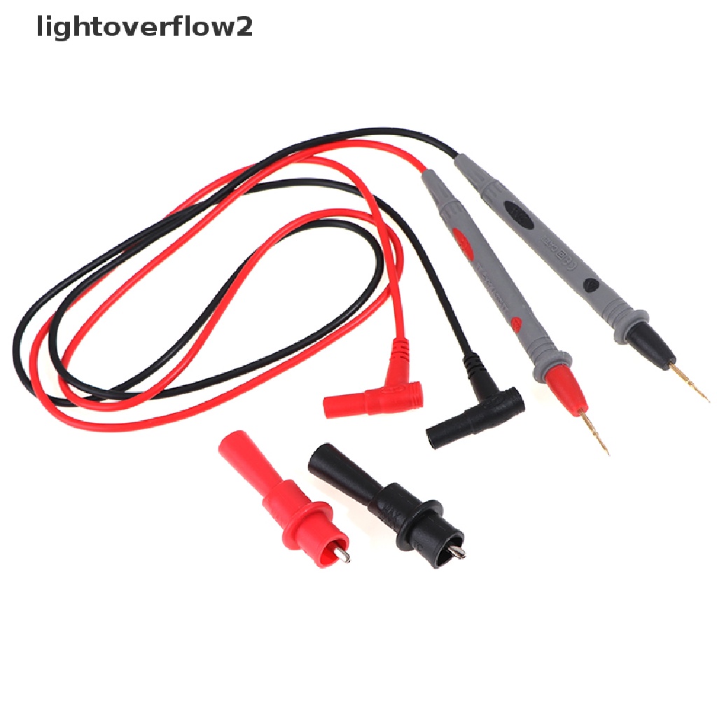 (lightoverflow2) 1000v20a Kabel Jepit Buaya Untuk Multimeter