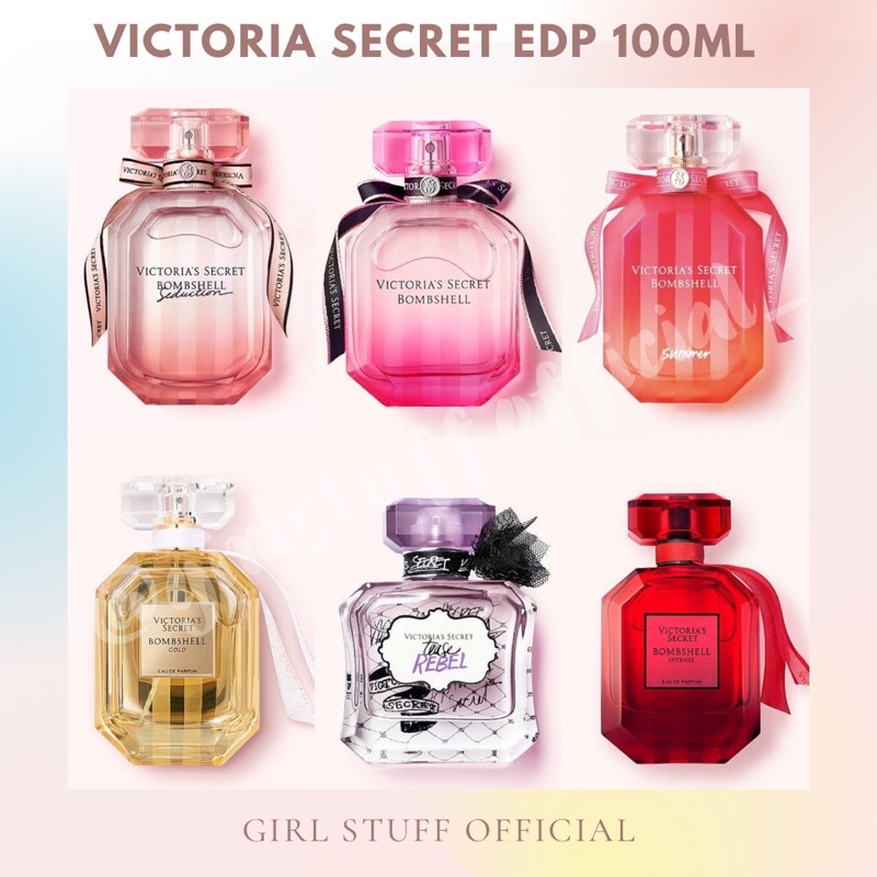 Parfum Wanita VICTORIA SECRET EDP/Eau de Parfum - Bombshell, Seduction, Intense, Paradise, In Blooms