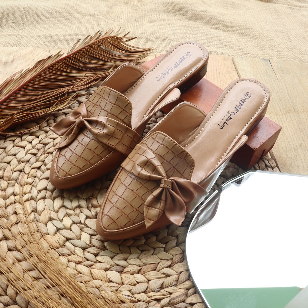 HMF Qasy Hak Mules Wanita 3 cm