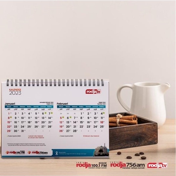 

Kalender Meja Terbaru Rodja Tahun Baru Islam Masehi Kantor| Hijriyah