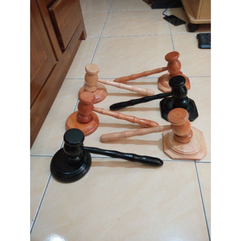 

Palu Sidang kayu satu set (palu dan tatakan) - NDL 2
