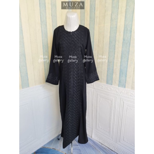 MUZA ABAYA HITAM ABAYA SYARI DUBAI 75 (BUSUI)