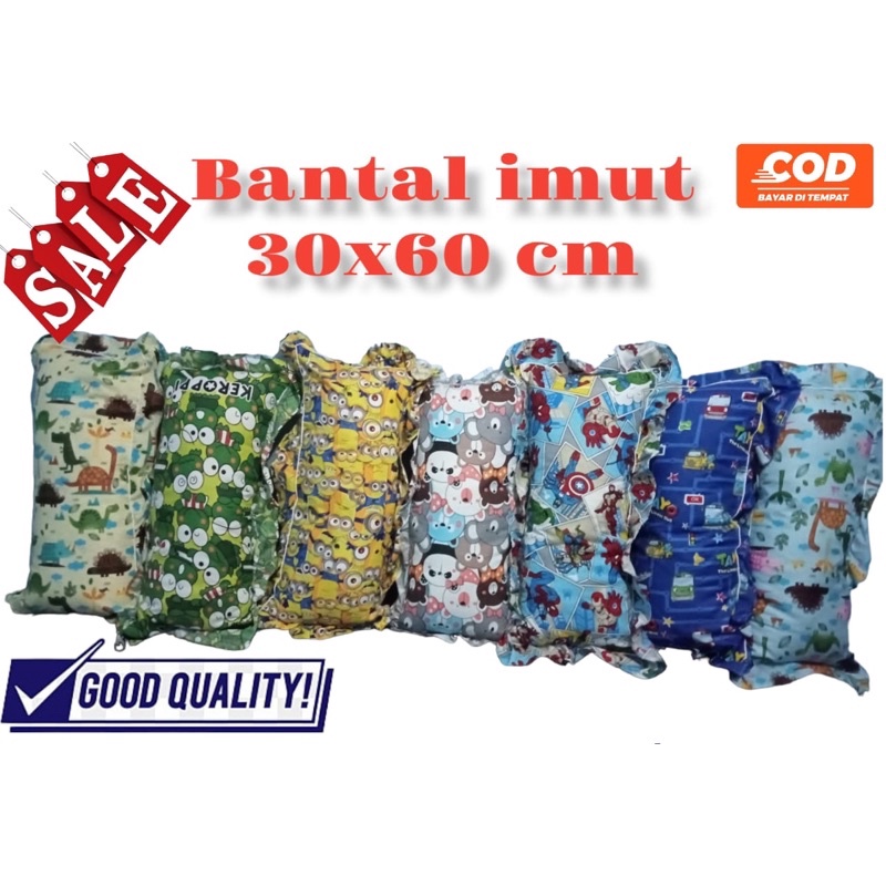 Bantal imut + sarung murah berkualitas