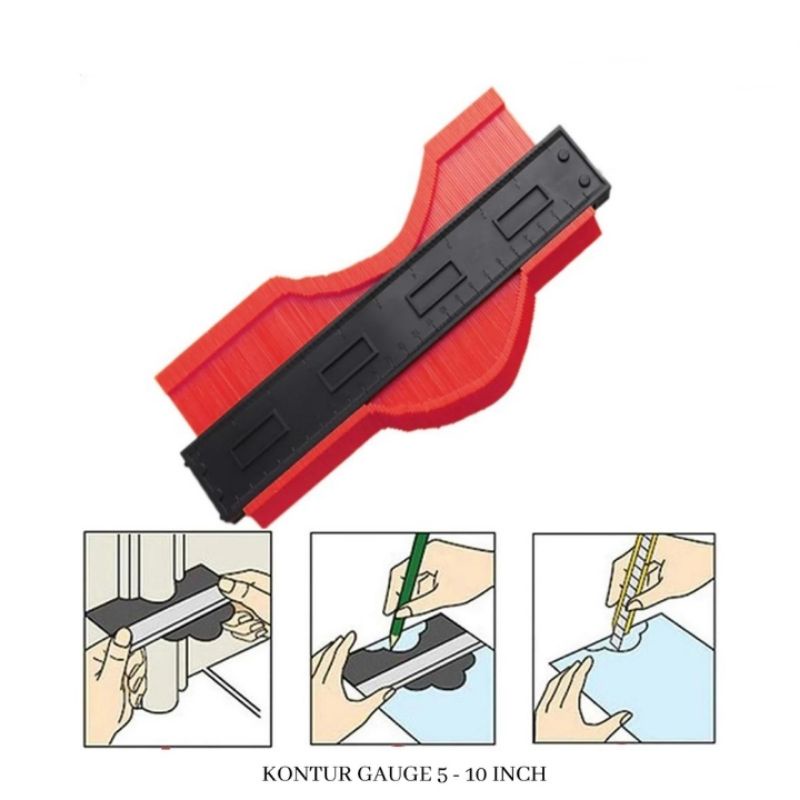 

COPY RULER 5in Penggaris Keramik Siku Sudut Duplikator speed