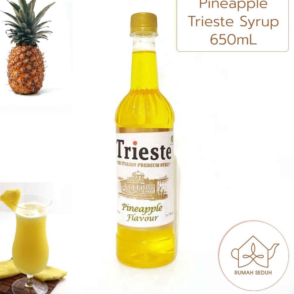 

Star 10.10 650 mL Trieste Pineapple Syrup - Sirop Buah Nanas Pine Apple 