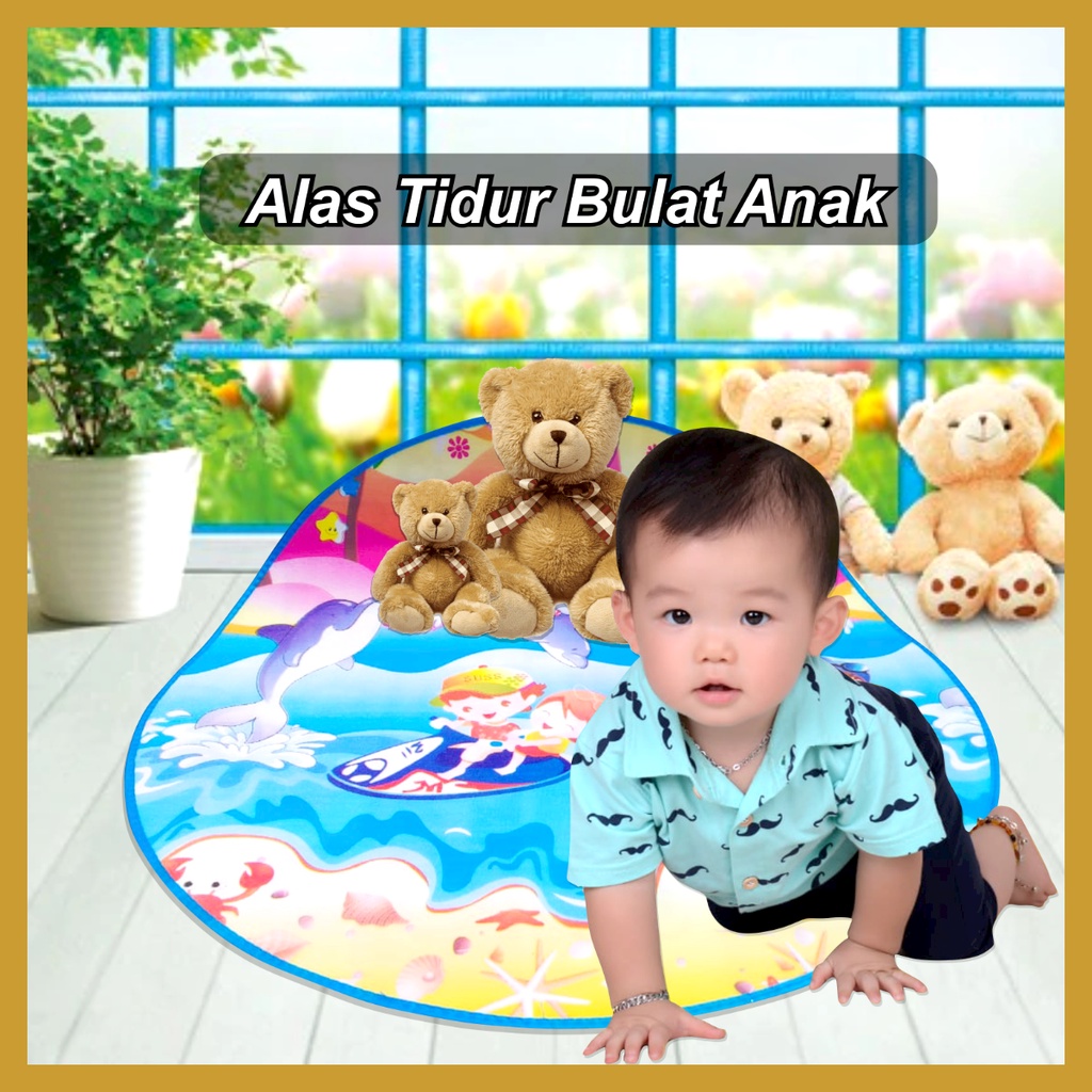 Karpet Alas Tenda Anak Castle Bulat Alas Tenda Anak Alas Tidur Bulat Anak Alas Tidur Empuk