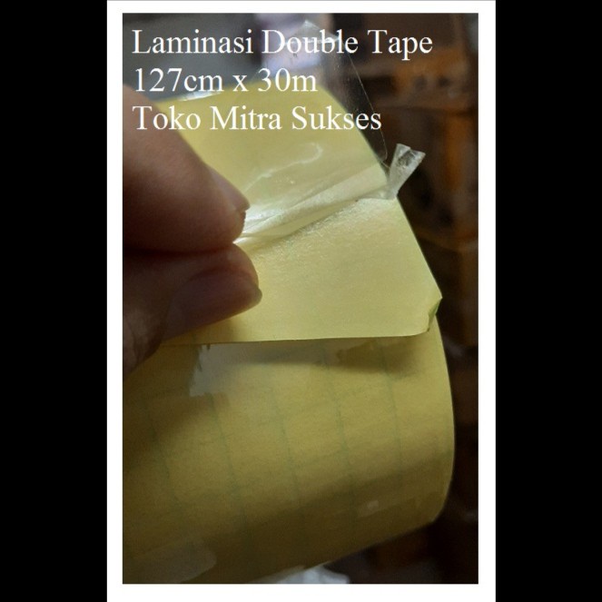 

Double Tape Laminasi Double Side - Double Tape 127Cm X 30M