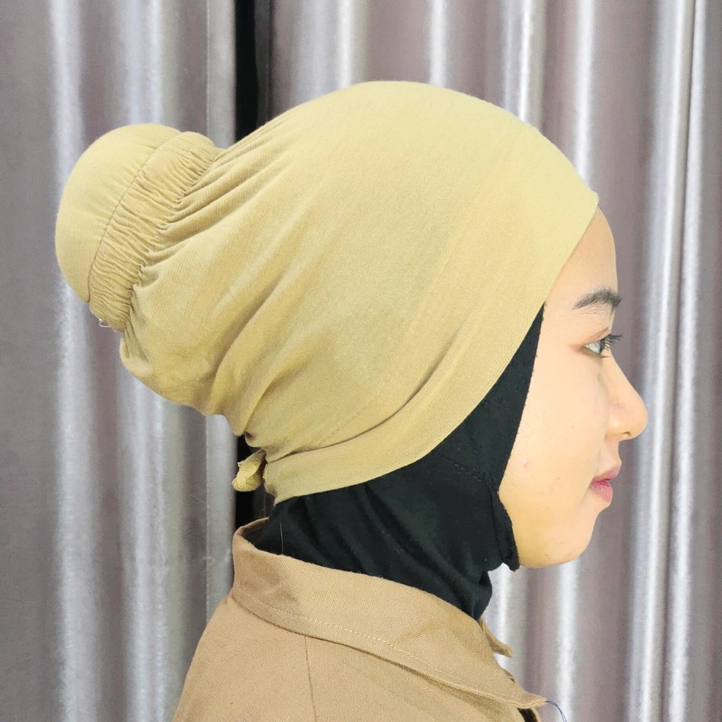 Ciput Konde Cepol Anti Pusing Inner Hijab Dalaman Kerudung Konde Ciput Terbaru Nayla Hijab