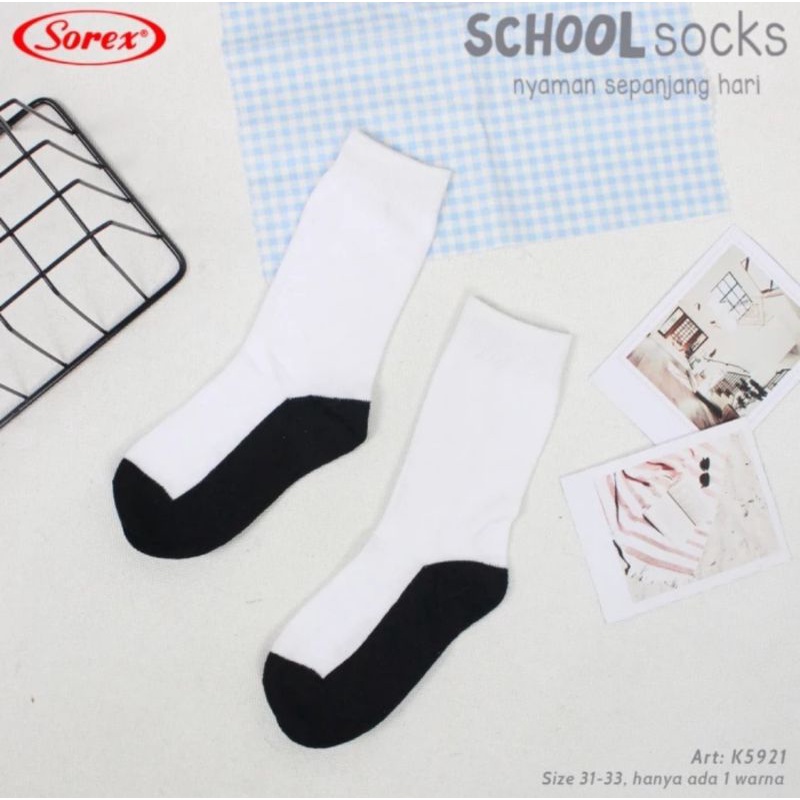 kaos kaki sekolah Sorex 5921 ,5922, 5923, 5924, 5925