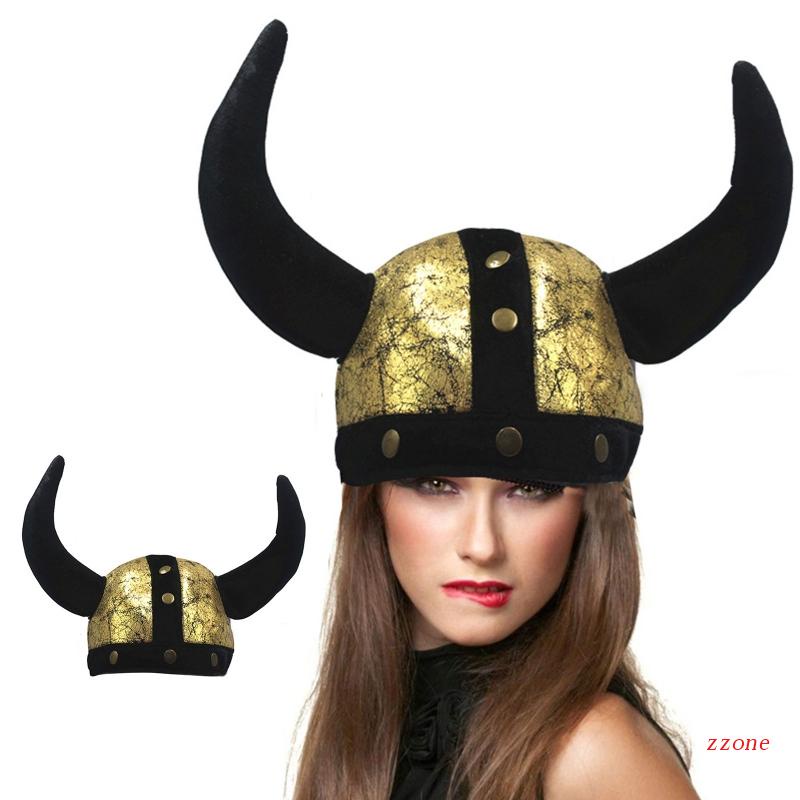 Topi Kostum Halloween Desain Kepala Banteng Untuk Dewasa