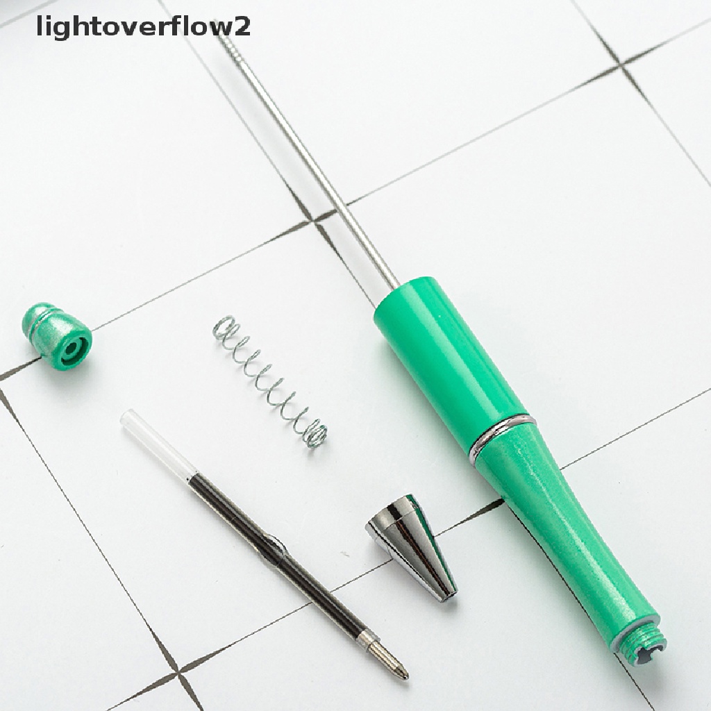 (lightoverflow2) Pulpen Dengan Manik-Manik Bahan Plastik Untuk Anak-Anak