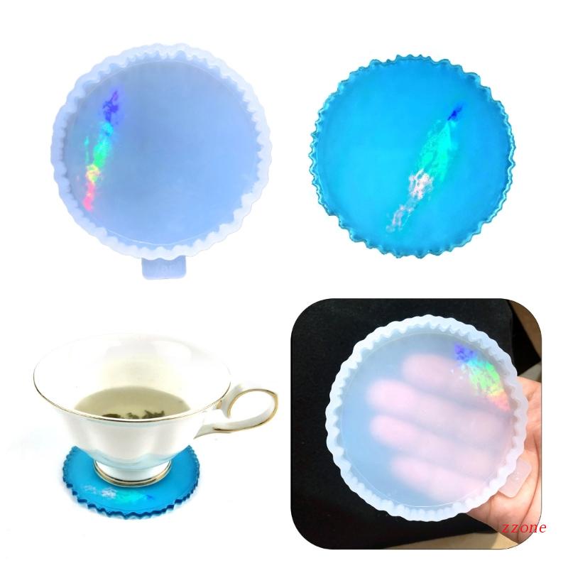 Cetakan Tatakan Cangkir Bahan Silikon Resin Epoksi DIY